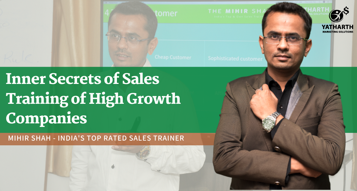 Inner Secrets of Sales Training of High Growth Companies