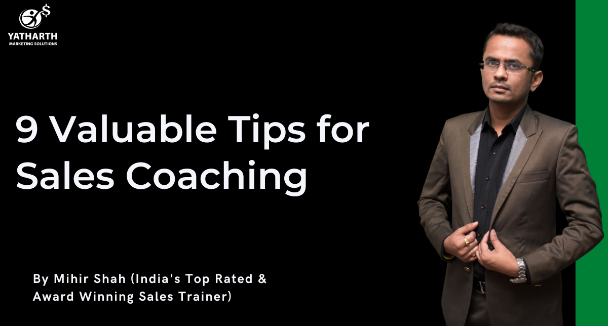 9 Valuable Tips for Sales Coaching