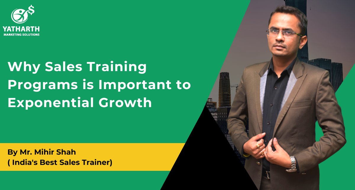Why Sales Training Programs is Important to Exponential Growth