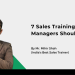 sales training tips