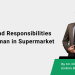 Duties and Responsibilities of Salesman in Supermarket